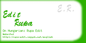edit rupa business card